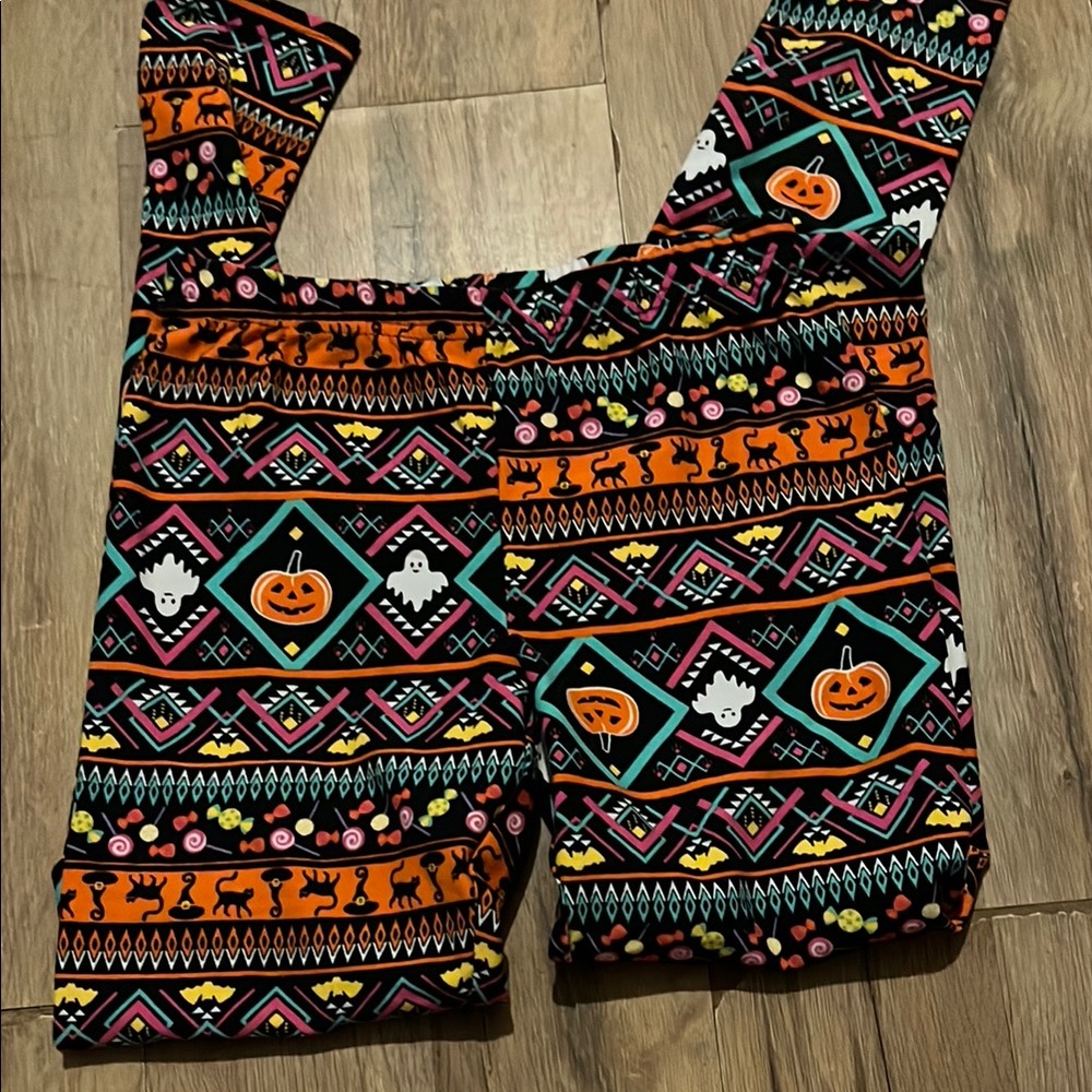 Halloween Patterned Kids Leggings